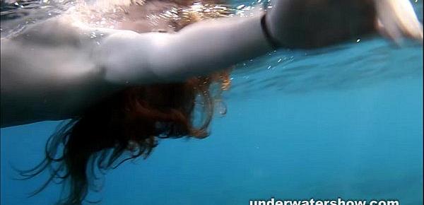  Cute Nastya swimming nude in the sea